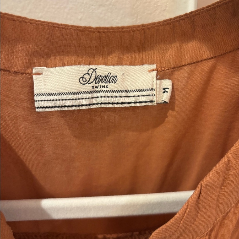 Anthropologie Rust Tiered Maxi Dress - Picture 4 of 4